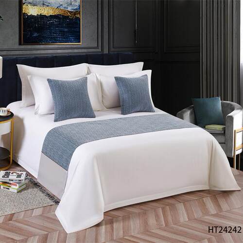 现代简约轻奢床盖抱枕纯色