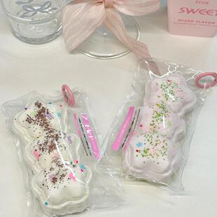 现货联名款ninizishop安安夜光手作三连星星奶油条diy模具捏捏乐