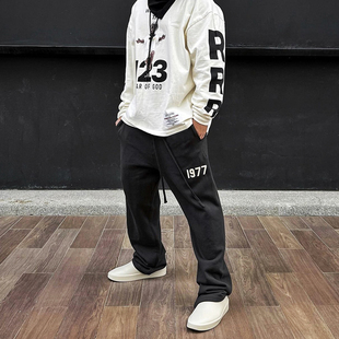 FOG GFKC复线ESSENTIALS直筒1977运动卫裤美式潮牌男休闲宽松长裤