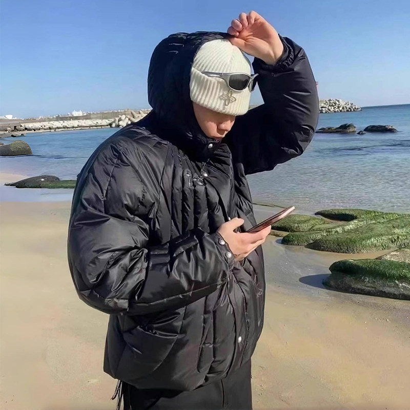 支持鉴定！THUGCLUB星月羽绒服