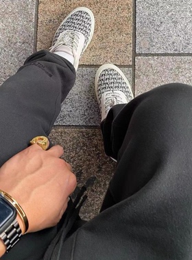 FOG GFKC复线ESSENTIALS小众美式潮牌束脚休闲男款加绒宽松长裤子