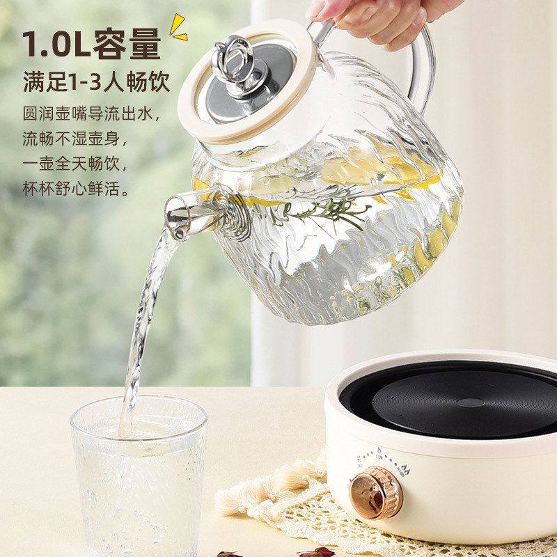 玻璃养生壶多功能家用办公室加厚玻璃新款煮茶器烧水壶花茶电煮壶,厨房电器,电热水壶/保健养生壶配件,淘宝优惠券,粉丝福利购,淘宝优惠卷