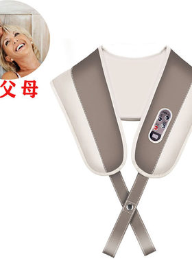 物理捶打按摩披肩家用颈肩乐捶打电动颈椎按摩器厂家敲打披肩