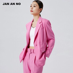 西裤 JAN 春JA088123XF 别致设计感休闲西装 简爱诺专柜新款