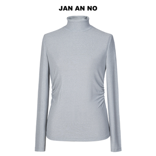 上衣秋冬季 打底衫 J2560241SY 简爱诺百搭气质半高领薄款 JAN