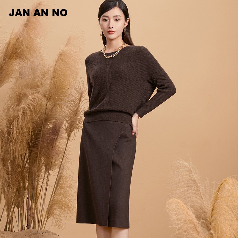 简爱诺jan秋冬新品女士长袖毛衣