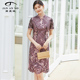 简爱诺优雅气质连衣裙刺绣旗袍裙子夏季 JAN 新款 J2320109LQ