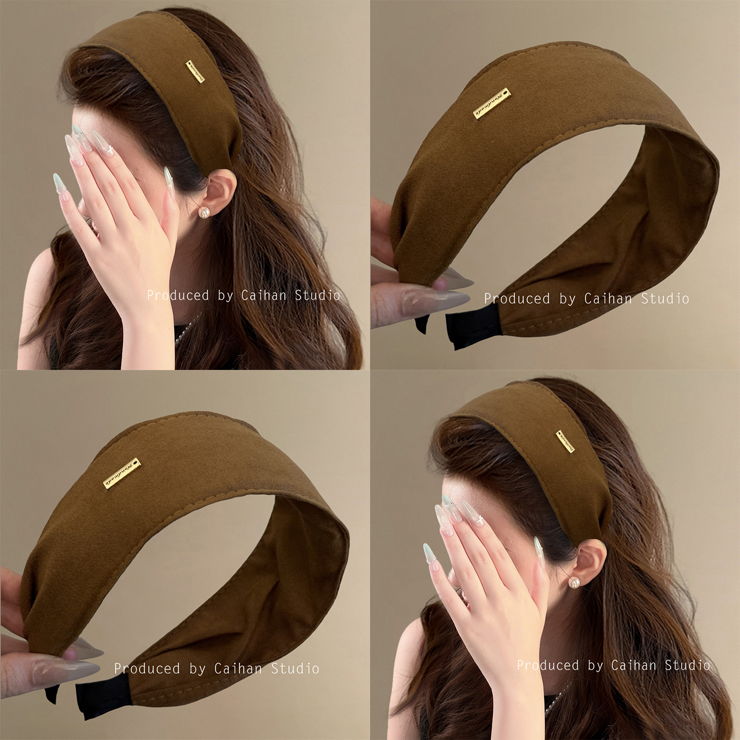 牧野曼塔~复古美拉德宽边发箍