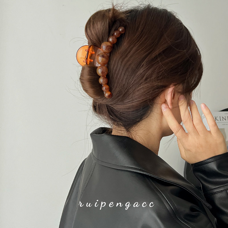 星球坠落~高级感盘发抓夹大号气质晕染发夹女后脑勺鲨鱼夹子头饰,饰品/流行首饰/时尚饰品新,发饰,淘宝优惠券,粉丝福利购,淘宝优惠卷