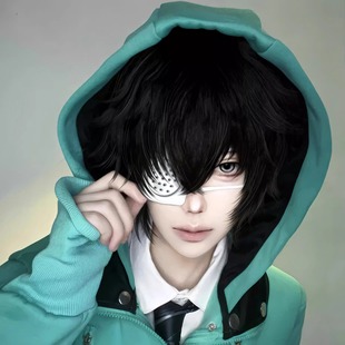 金木研cos假发万用毛打毛顶毛胚短直发东京喰种无需修剪整顶头套
