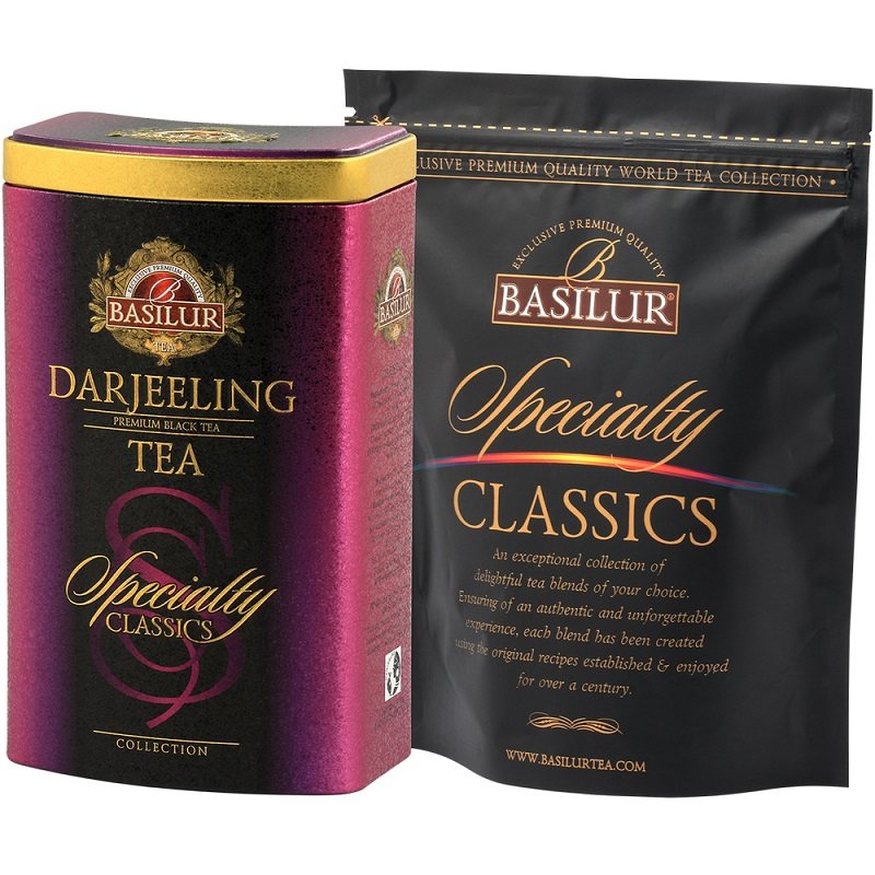 宝锡兰大吉岭darjeeling红茶罐装精美礼品进口礼物茶中香槟味