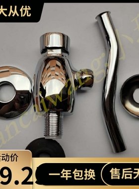 埃美柯AMICO 小便冲洗阀BC5 手按延时冲洗阀 全铜按键式冲水阀4分