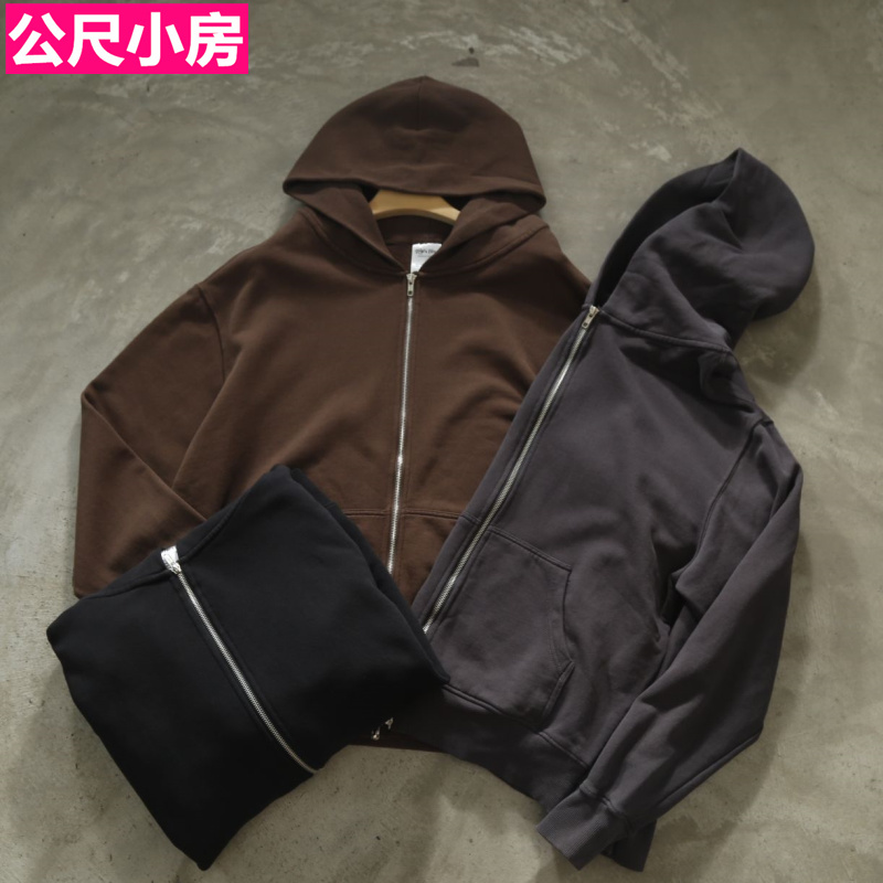 欧单大码秋季男女同款拉链卫衣