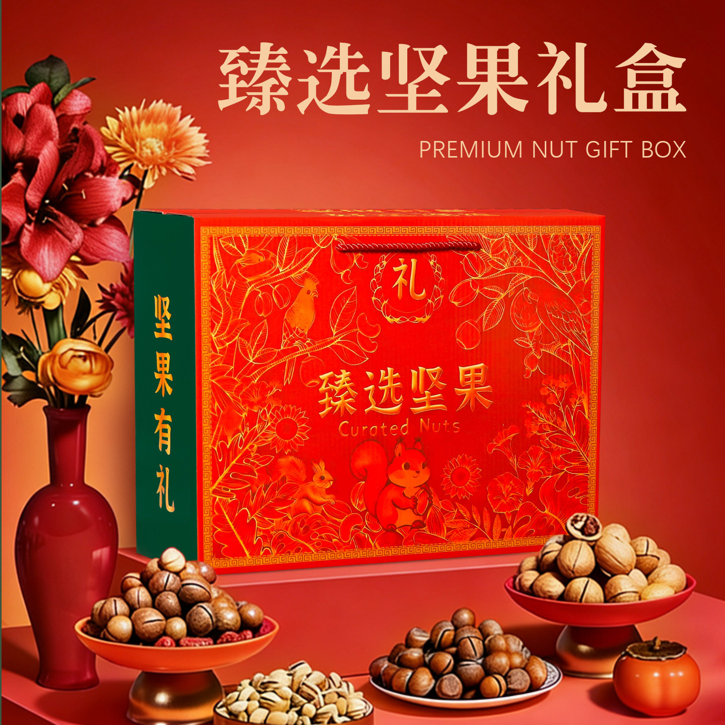 新款坚果礼盒空盒红枣核桃高档春节干果年货包装盒新年手提礼品盒,包装,年货礼品包装,淘宝优惠券,粉丝福利购,淘宝优惠卷