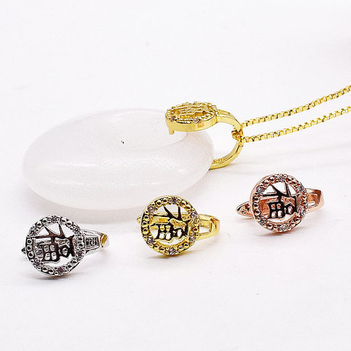 DIY925半银镶钻吊坠翡翠平安扣