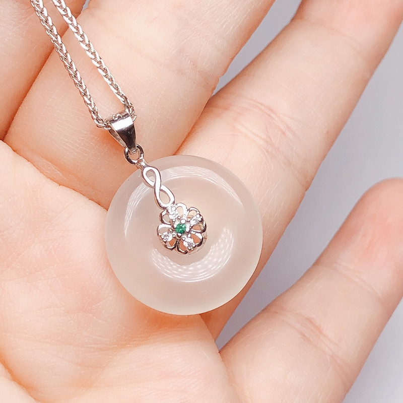 diy吊坠扣8字平安扣配件