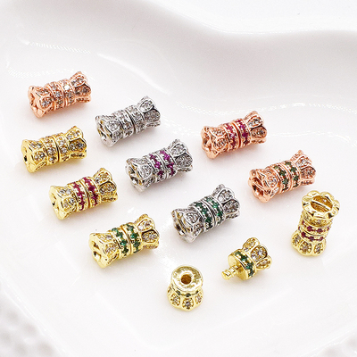 手链项链扣红钻绿钻白钻螺丝扣