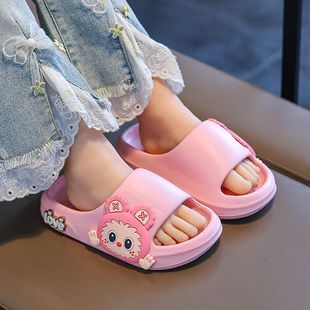 夏EVA居家軟底防滑小孩卡通公主寶寶浴室洗澡 女兒童涼拖鞋