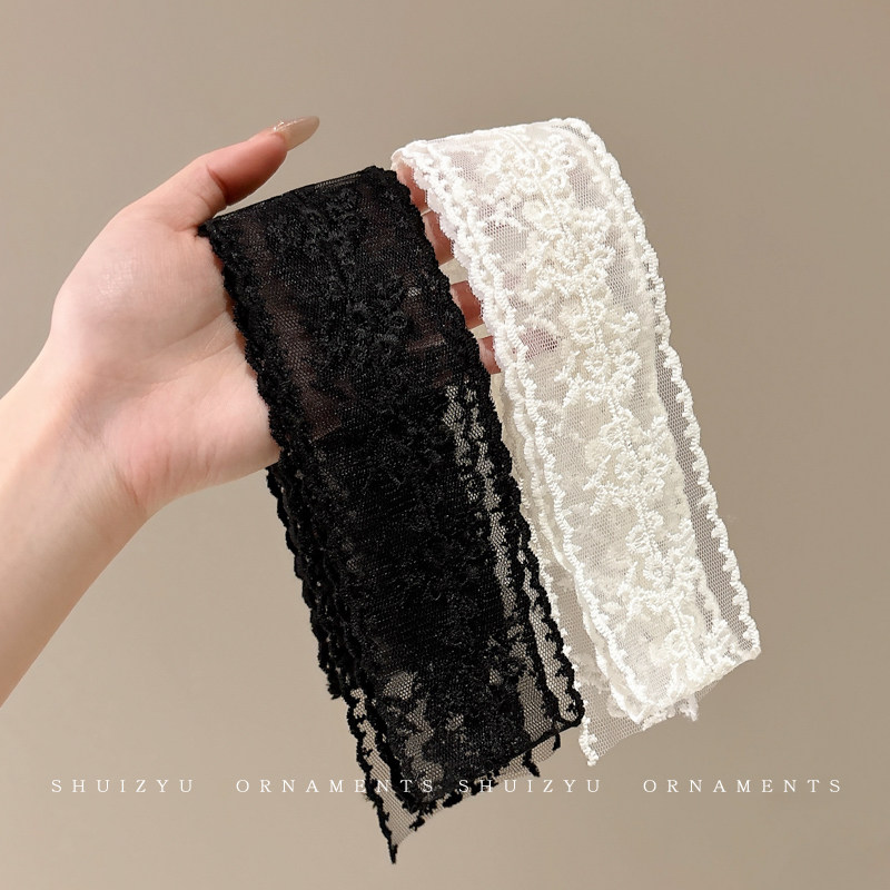 超仙蕾丝发带女百搭长条丝巾蝴蝶结森系甜美绑发飘带长条领巾头绳,饰品/流行首饰/时尚饰品新,发饰,淘宝优惠券,粉丝福利购,淘宝优惠卷