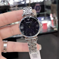 Armani, водонепроницаемый стальной ремешок, звездное небо, женские часы, дополненная реальность
