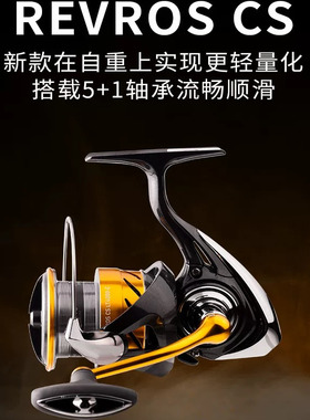 DAIWA达亿瓦24款REVROS CS LT纺车轮斜口远投轮钓鱼轮达瓦路亚轮