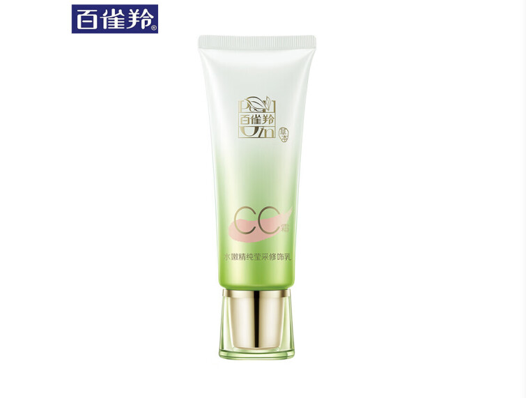 百雀羚水嫩精纯明星修颜霜BB霜持妆莹润修饰乳CC霜美白裸妆粉底液