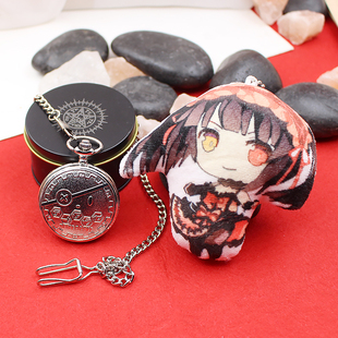 约会大作战怀表 时崎狂三刻刻帝四糸乃石英表 二次元动漫周边怀表