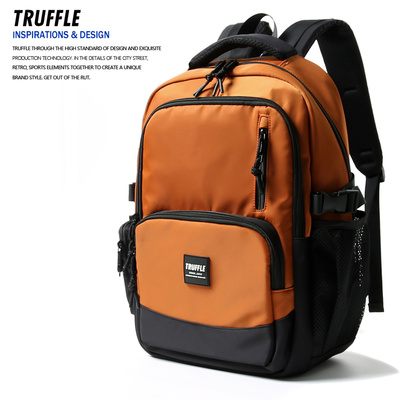 TRUFFLE大容量双肩包男高中初中生书包女电脑旅行背包ins小众通勤