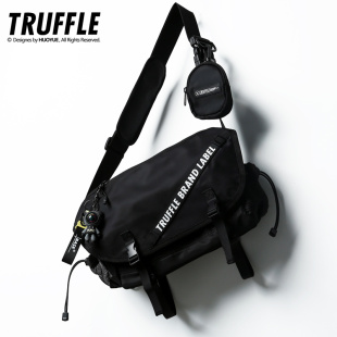 TRUFFLE机能斜挎包男士 潮牌休闲挎包单肩包女学生通勤大容量包包