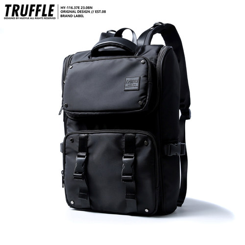 TRUFFLE2025新款双肩包男大容量大学生女书包初中生旅行电脑背包