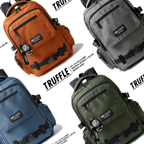 TRUFFLE双肩包男大容量2025新款初中生高中大学生书包旅行背包女