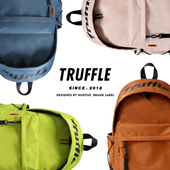 TRUFFLE休闲轻便旅行双肩包男大学生大容量初中书包女背包电脑包