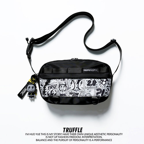 TRUFFLE国朝漫画单肩斜挎包日韩