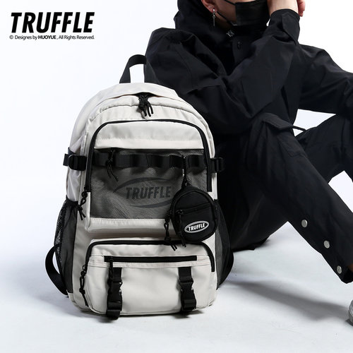 TRUFFLE大容量双肩包男日系
