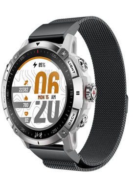 适配TA2000北斗syntime3 pro手表三代ECG不锈钢米兰商务快拆表带