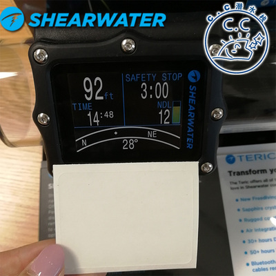 适用Shearwater PETREL 3 FISCHER技潜电脑表潜水表OC TEC CCR高清防刮屏幕保护膜现货