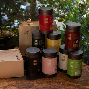 凤圆号无量山古树普洱小罐茶100g礼盒装春季散茶