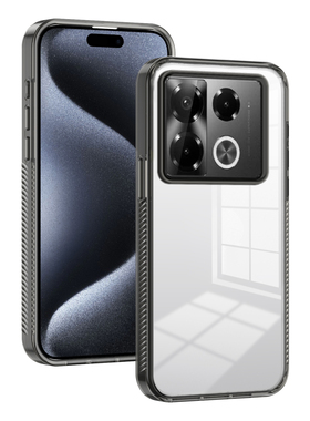 适用于传音INFINIX HOT 40手机壳HOT 40Pro透明防滑亚克力SPARK 20 PRO 4G防摔硬壳保护套减震耐磨新款男女