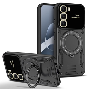 40PRO TECNO 适用于传音INFINIX 20Pro Spark 4G磁环支架手机壳旋转指环车载磁吸无线充 Hot