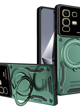 适用于传音INFINIX NOTE50S 5G磁环支架手机壳旋转指环车载磁吸无线充亚克力防摔大视窗保护镜头