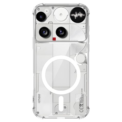 强磁吸适用于Nothing Phone 3四角防摔手机壳无线充抗油抗污出口级防摔透明不发黄简约高级感