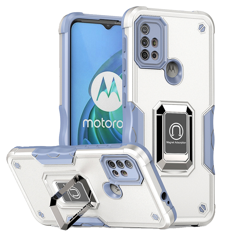 适用于摩托罗拉Motorola Moto G30指环支架手机壳Moto G20车载磁吸Moto G10保护套防摔军旗系列