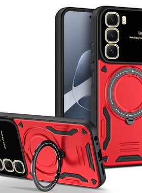 适用于Tecno Spark Go 2023/Tecno Pop 7 Pro/Infinix Smart 7/Pop 7磁环支架手机壳指环车载磁吸无线充