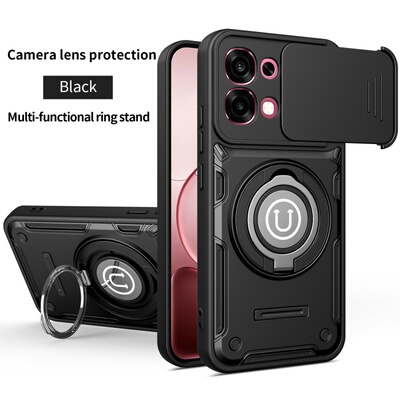推拉窗护镜手机壳适用于OPPO A6PRO 国外版/F31旋转支架车载磁吸加厚防摔海外出口级保护壳