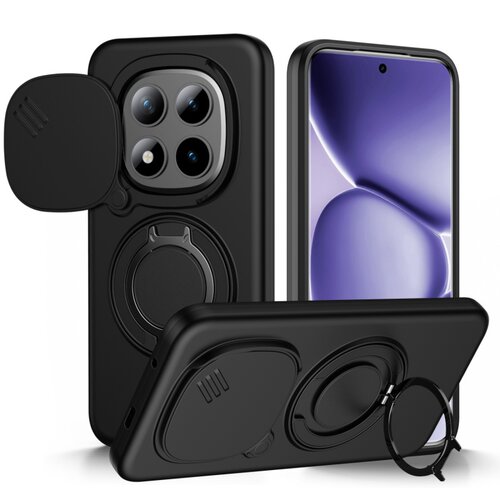 推拉窗保护镜头手机壳适用于红米Redmi NOTE 15 PRO PLUS 5G旋转支架小米POCO M8PRO指环扣加厚防摔耐用