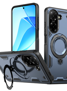 适用于红米Redmi A5 4G 171手机壳小米POCO C71无线充车载磁吸支架加厚防摔保护套天环系列