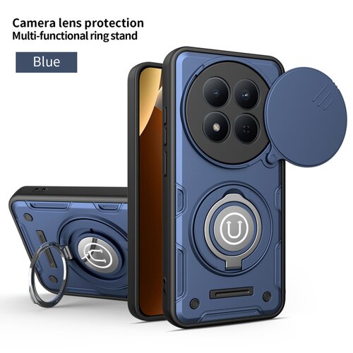 推拉窗护镜手机壳适用于红米REDMI NOTE15 PRO PLUS 5G旋转支架车载磁吸加厚防摔海外出口级保护壳