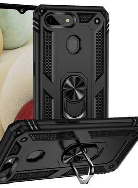适用于OPPO A5s/AX5s/A7/A12手机壳OPPO A5/A3X军士级防摔车载磁吸旋转指环支架加厚护甲盔甲二合一保护套