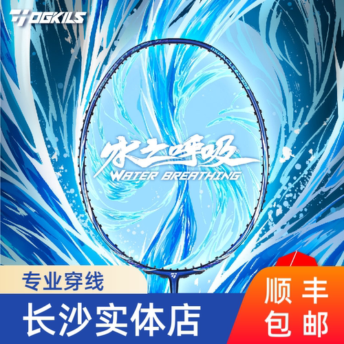 柳丁欧击水之呼吸羽毛球拍碳控球