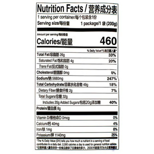 食品营养成分FDA标签检测报告出口FDA营养成分表茶叶咖啡检测报告